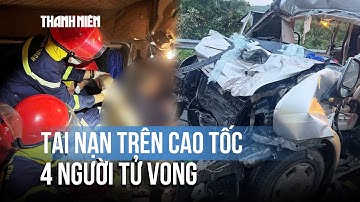Tai nạn trên cao tốc Đà Nẵng - Quảng Ngãi khiến 4 người tử vong