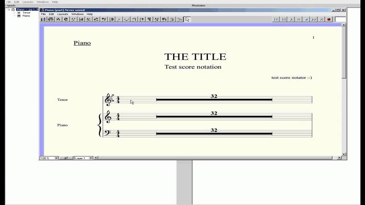 Score Notation - YouTube