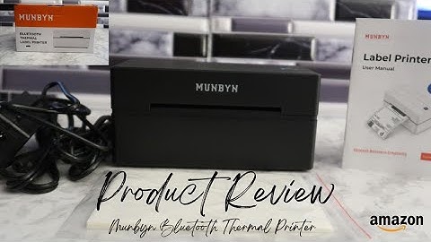 Munbyn Bluetooth Thermal Label Printer Product Review