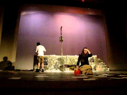 სცენა სპექტაკლიდან  ყვარყვარე  2010