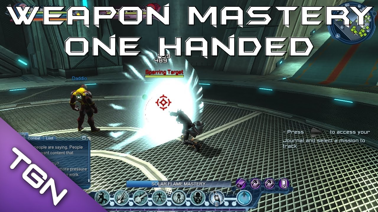 DCUO One Handed Weapon Mastery YouTube