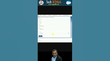 Create contact record with custom lookup in LWC | #ytshort #youtubeshorts #salesforce #short