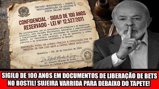 SIGILO DE 100 ANOS EM DOCUMENTOS DE LIBERAÇÃO DE BETS NO BOSTIL! SUJEIRA VARRIDA PARA DEBAIXO DO T..