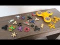 МОЯ КОЛЛЕКЦИЯ СПИННЕРОВ! MY COLLECTION OF SPINNERS!