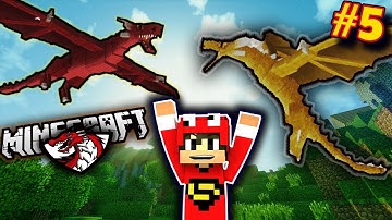 PHÁT HIỆN NƠI Ở CỦA BỘ ĐÔI RỒNG LỬA VÀ RỒNG VÀNG - Minecraft Lãnh Địa Của Rồng SS2 #5