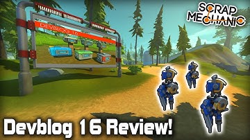 SURVIVAL Mode Release Date and More! (Scrap Mechanic Devblog 16 Review)