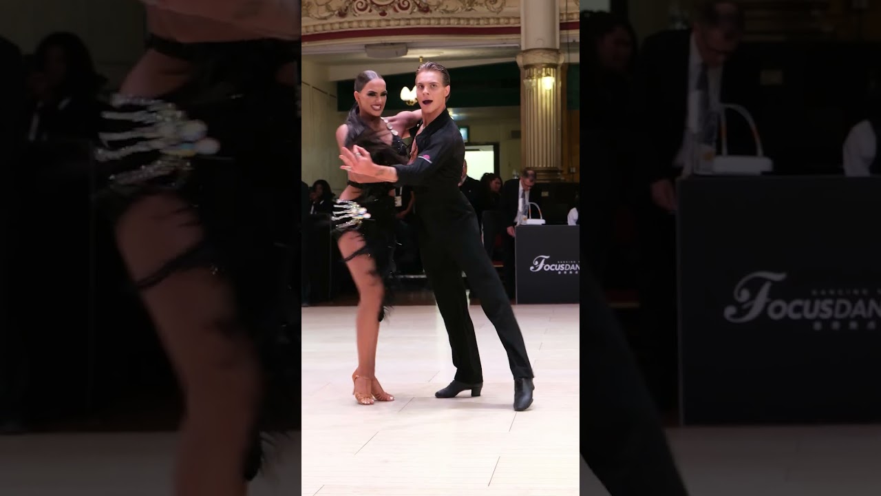 Silver medalists 🇦🇲🥈 Savely Dobriakov and Sofiia Dubeiko | WDSF International Open Latin Adult