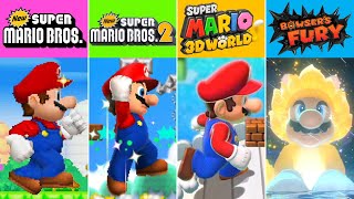 【スーパーマリオシリーズ】巨大マリオ（巨大キノコの場所）集 / Super Mario series All Mega Mario Attacks＋α