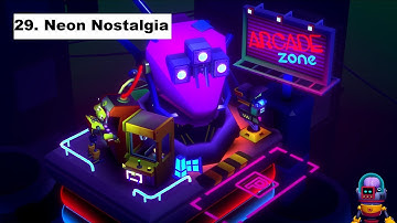 Tiny Robots Portal Escape 29. Neon Nostalgia
