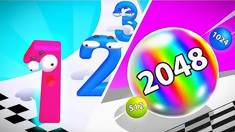 Ball Run 2048 Game | Number Master - Number Run 3D (New Updated 02)YouTube | Gameplay walkthrough