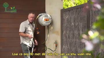 Holman - Úc: ỐNG CUỘN TƯỚI VƯỜN RÚT DÂY TỰ ĐỘNG (I-Green)