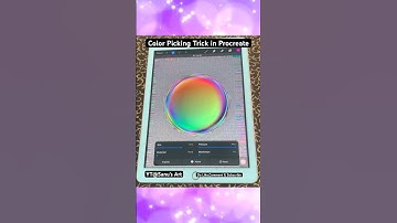 Color Picking Trick in Procreate #shorts