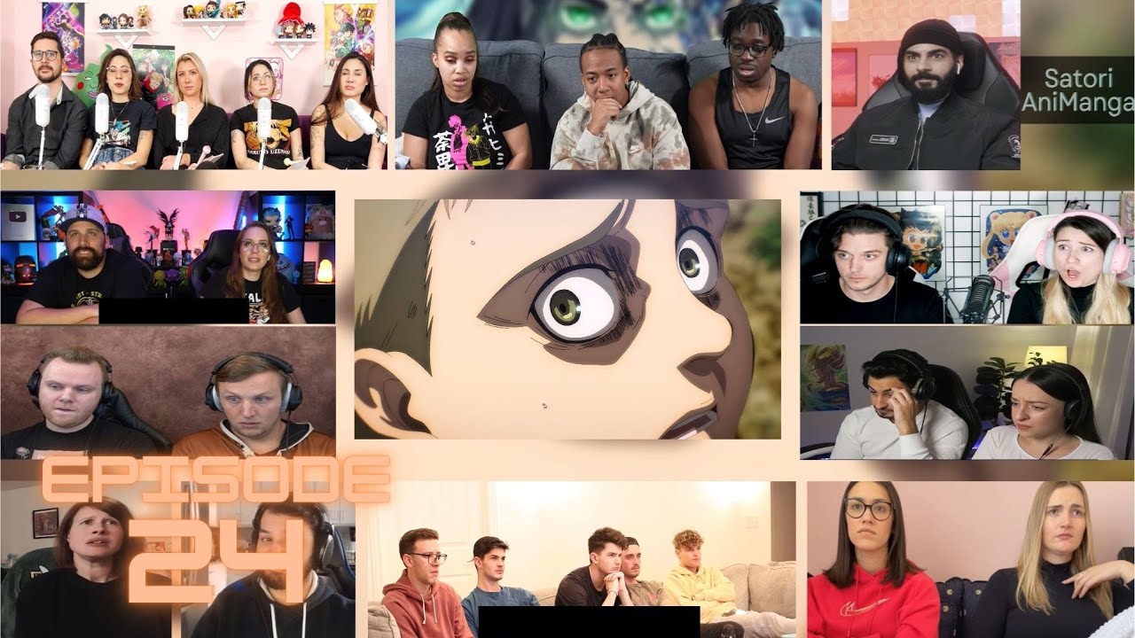 Pride | Attack on Titan Season 4 Episode 24 Reaction Mashup |