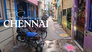 Chennai Tiniest Streets India Driving Tour 4K