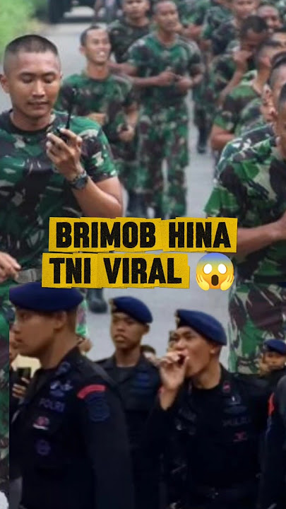 brimob hina TNI viral.