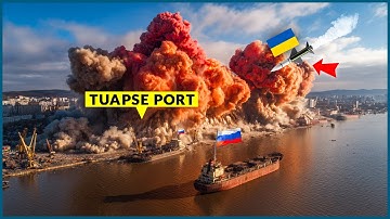 1000kg Flamingo Warheads Slammed Into Main Port – $6 Billion of Russian Oil Went Up in Flames