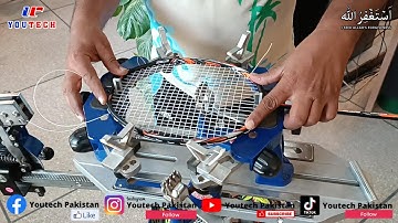 How to String a Badminton Racket | Racket Stringing |  Youtech Pakistan