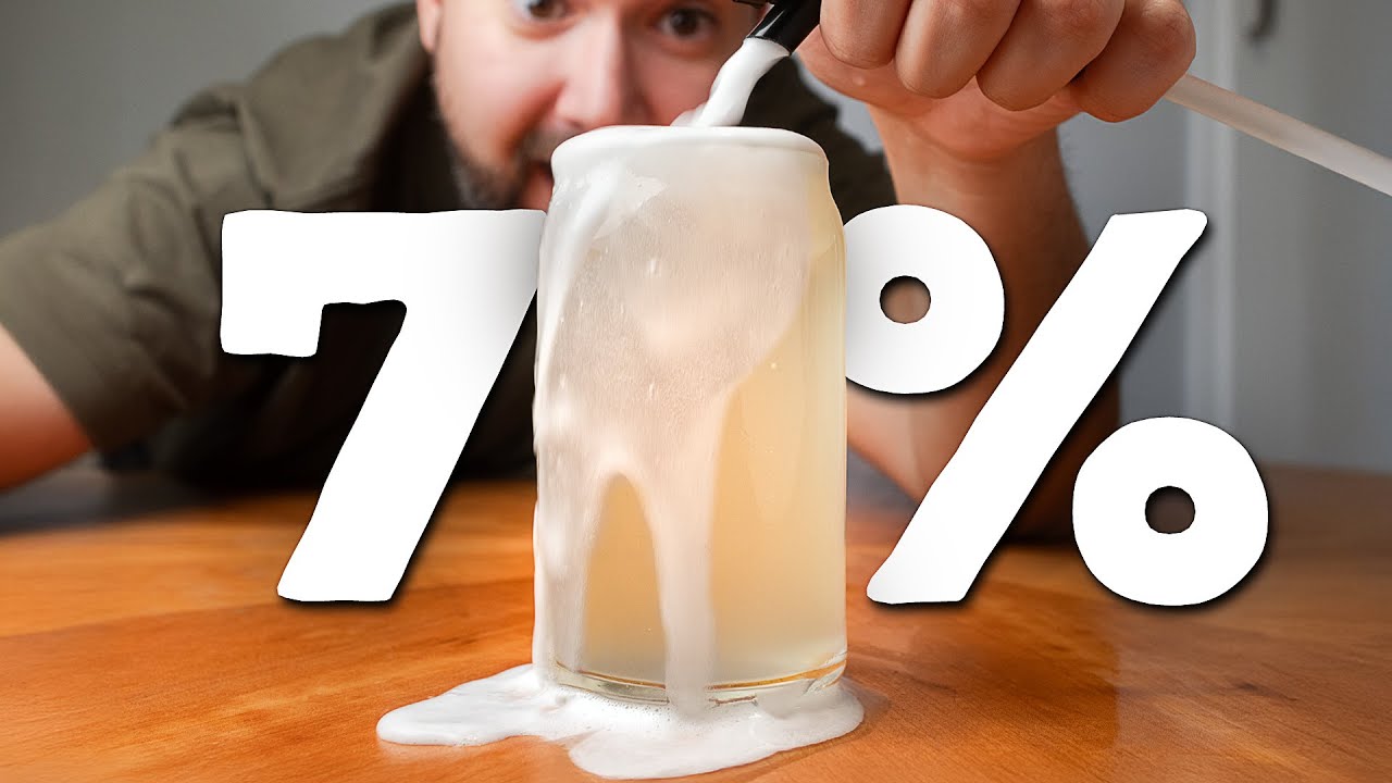 Homemade GINGER BEER with a KICK - 7% ABV!