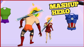 ALL LEVELS  Mashup hero 3D gameplay walkthrough  | ANDROID, IOS MOBILE