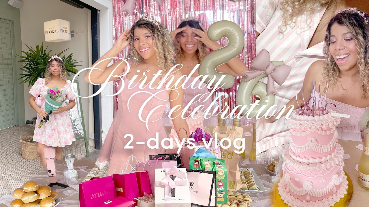 celebremos mi cumpleaños (2 días de fiesta) | vlog, brunch cumpleañero y celebraciones