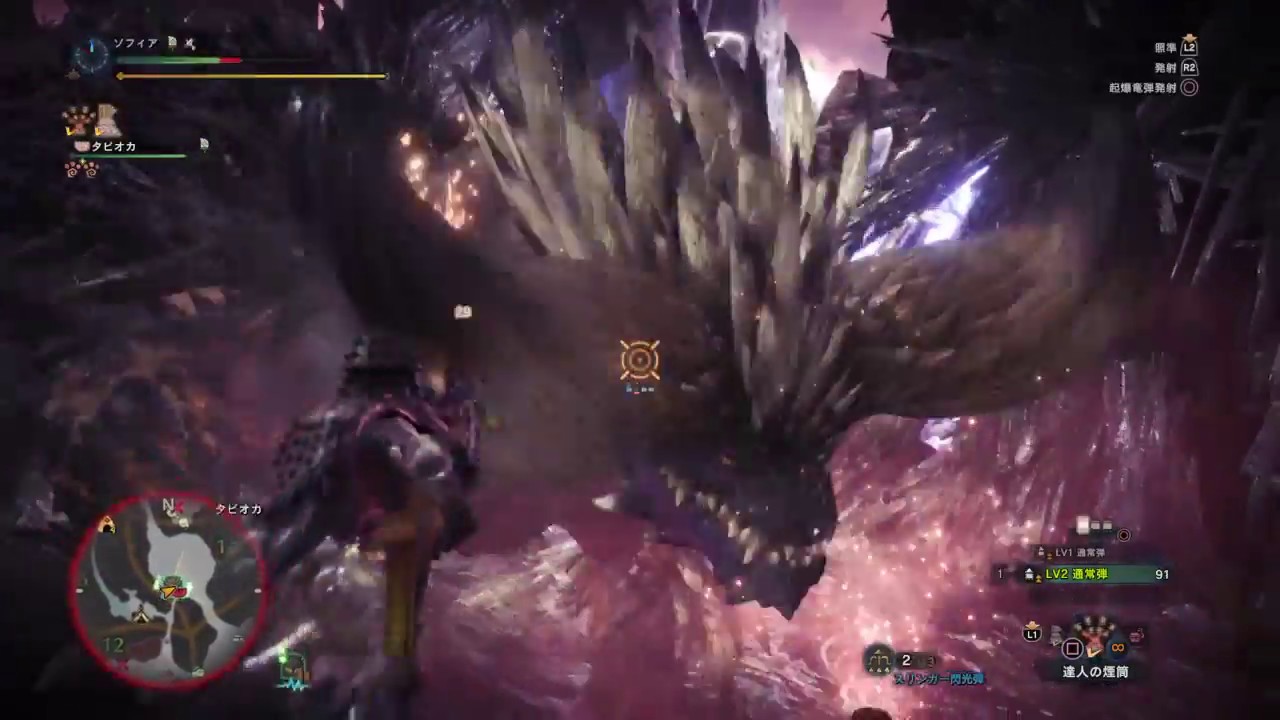 ネギ2分38秒 ネルギガンテ ライトボウガン ガイラブリッツ射撃 Mhw Youtube