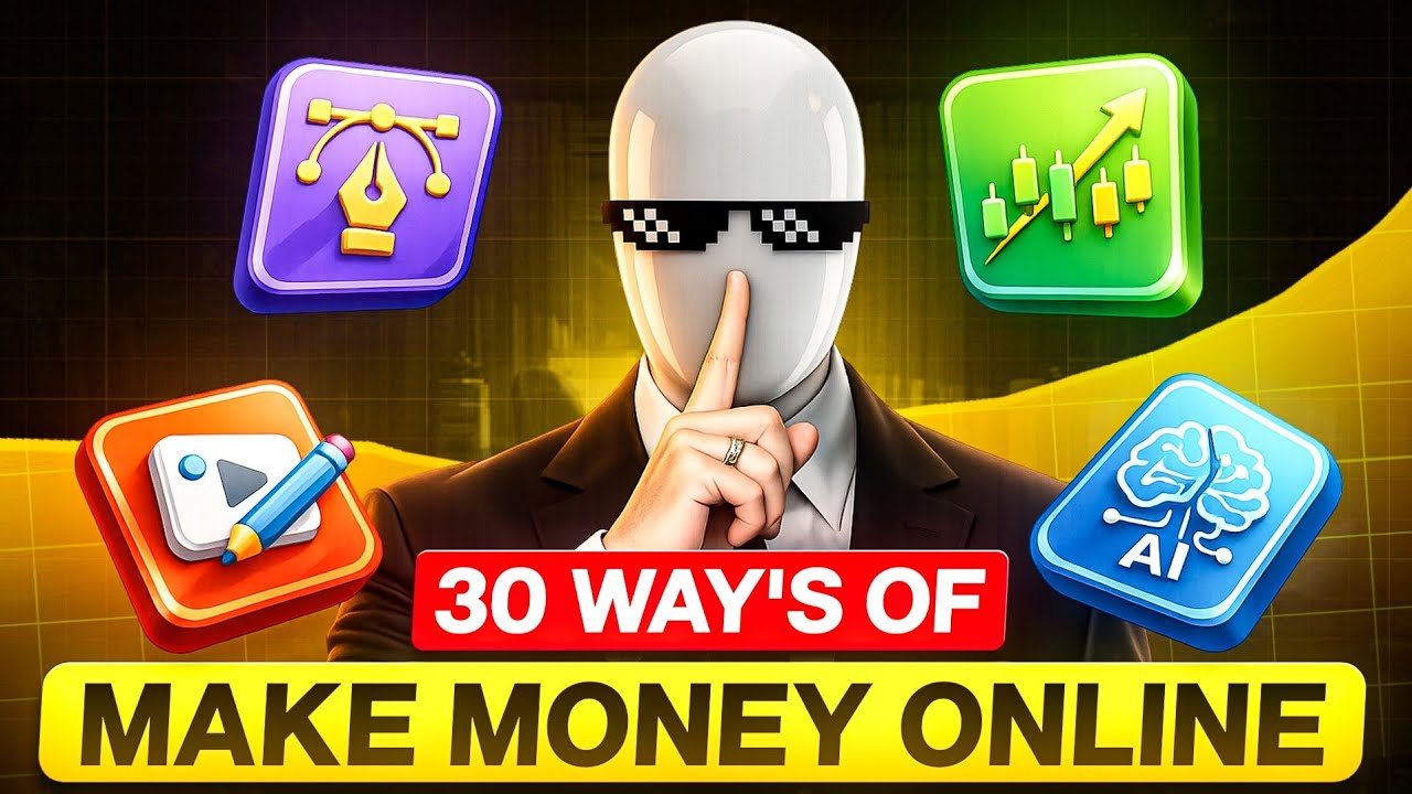 Best Online Earning Methods in 2026 | 30 Ways Ranked - YouTube