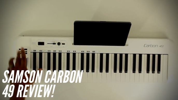 Samson Carbon 61-Key USB MIDI Keyboard Controller White SAKC61 - Best Buy