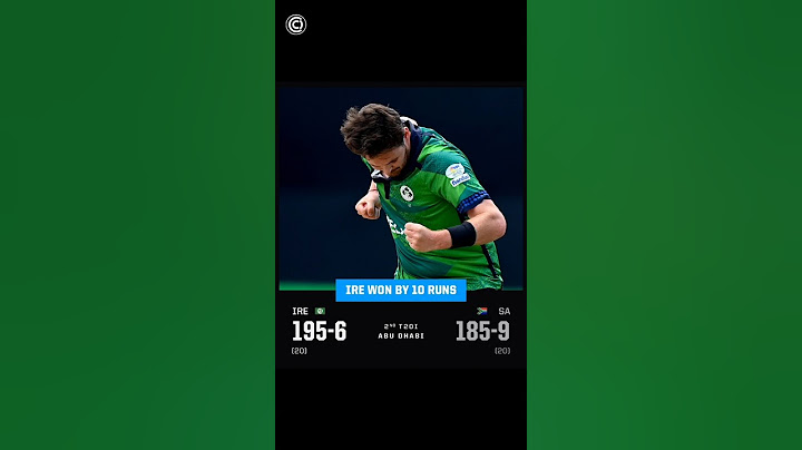 South Africa vs Ireland 2nd T20 Highlights - Result #shorts