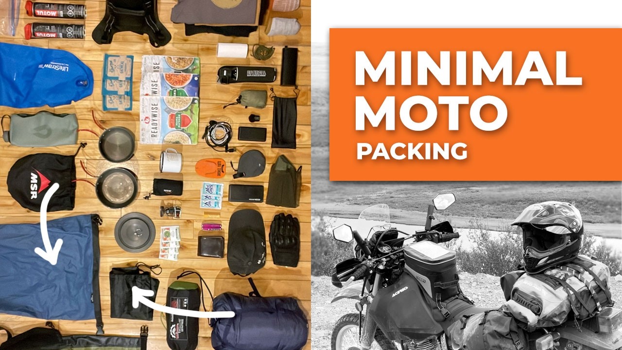 How I Packed for 2,000 Miles Through Alaska and Yukon (Minimal Moto Setup for my DR650)