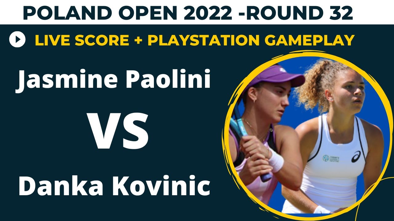 danka kovinic live score