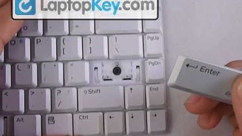 Replace Keyboard Key on Asus A8 EEE PC | Fix Your Laptop Installation Repair Guide