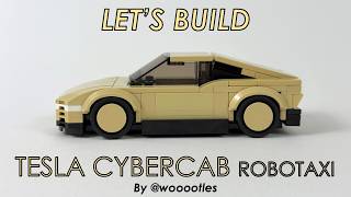 Let's Build! LEGO Tesla Cybercab - ROBOTAXI