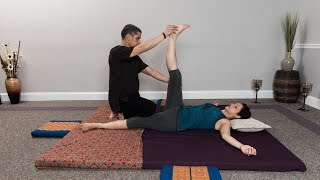 Treating the Hamstrings with Thai Massage