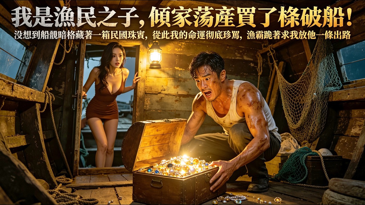 I am the son of a fisherman. I bought a broken boat! I didn't expect the ship to secretly hide a box of Chinese jewels. From then on, my fate was completely rewritten, and the fisherman knelt down and begged me to let him live!