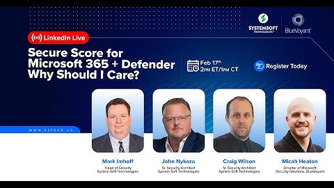 Secure Score for Microsoft 365 + Defender. Why Should I care? Watch Episode 1