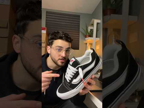 How to Lace Vans Knu Skool! (Loose Lace Style) 😮‍💨🤩 #vans #tutorial #shoelaces #sneakers