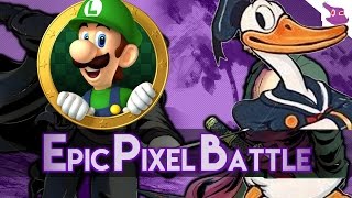 Luigi Vs Donald Duck - Epic Pixel Battle Epb Saison 3