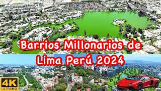 TOP lugares y barrios mas RICOS y PITUCOS de LIMA PERÚ 2024