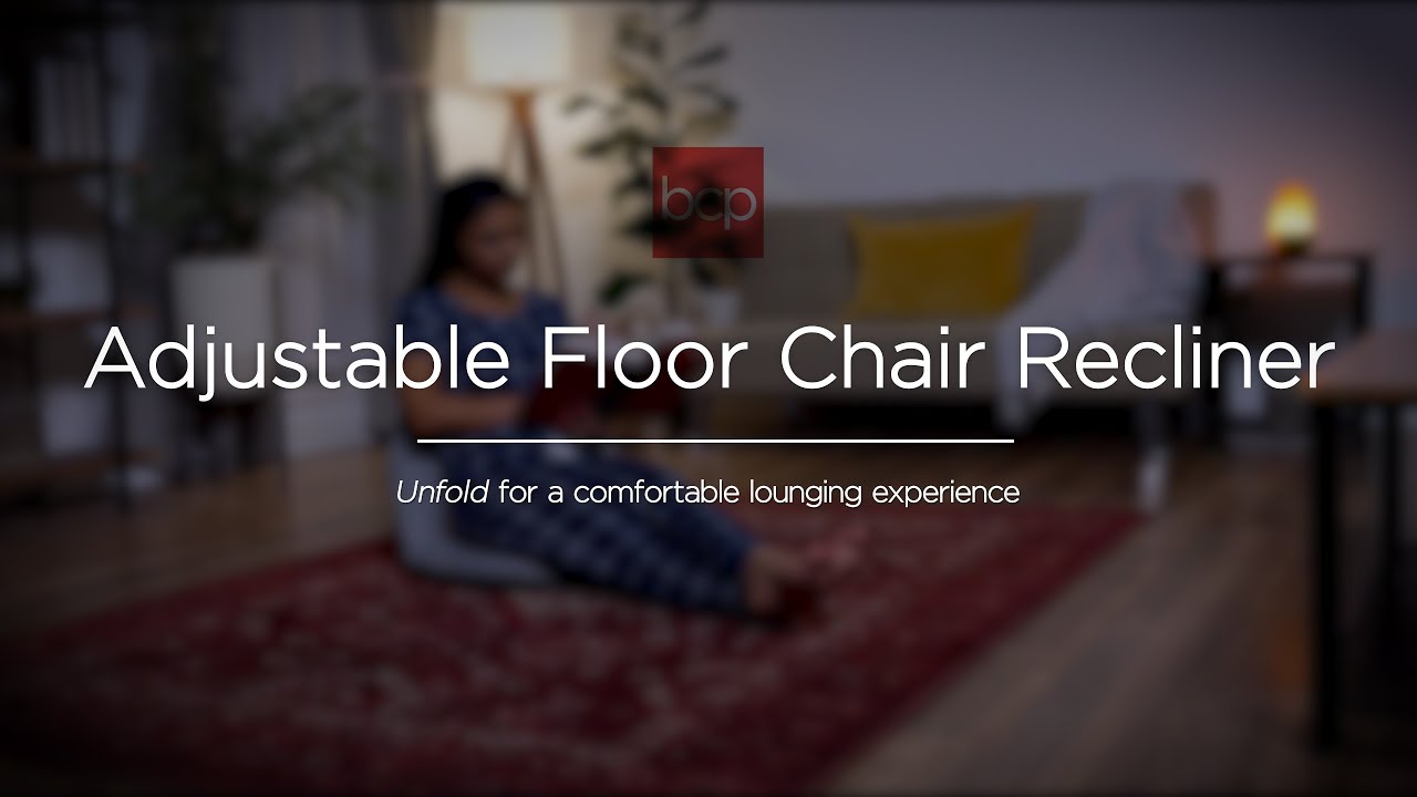 Best Choice Products Multipurpose Adjustable Floor Chair SKY5596 YouTube