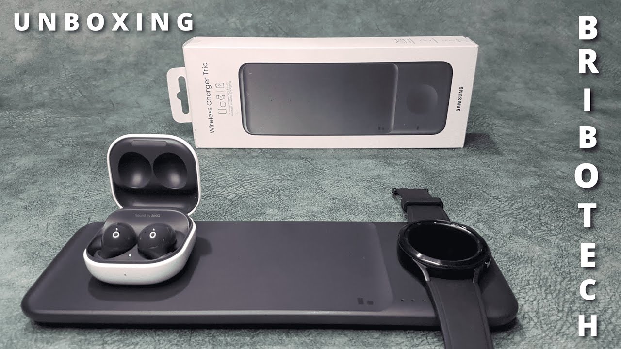 Samsung Trio 3-in-1 Wireless Charger Ep-P3600 - Black
