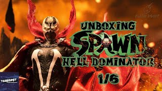SPAWN (HELL DOMINATOR)  FLASHPOINT 1/6 UNBOXING&REVIEW