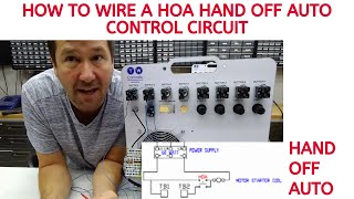 How to wire a HOA Hand Off Auto Control Circuit screenshot 3