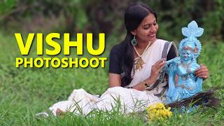 Kerala Girl Vishu Photoshoot | How to take Vishu Photos screenshot 1