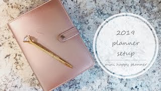 2019 Planner Setup | Mini Happy Planner 📖