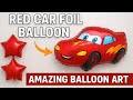 Red Car Foil Balloon Decoration | Amazing Balloon Art | ABC Art Balloon Craft