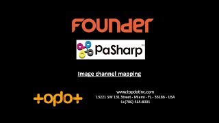 09 Topdot Founder Pasharp Image channel mapping