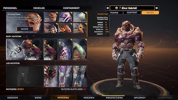 Phoenix Point Backer Build 5 - All tech and mutations