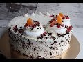 Воздушный торт со сливками и пирожными Павлова