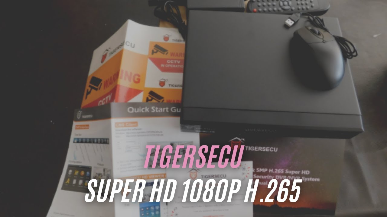 TIGERSECU DVR System Review, Manual | TIGERSECU Super HD 1080P H.265