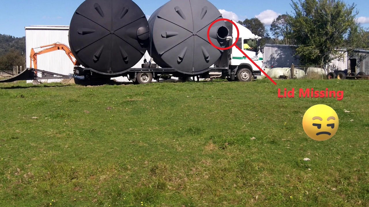 Getting a 30'000 litre water tank installed YouTube